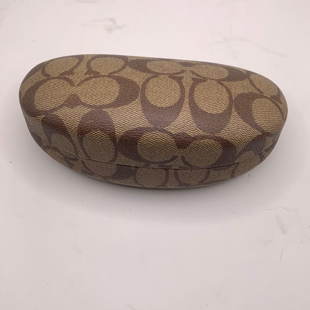 Coach Authentic Vintage Signature Logo Hard Sunglasses Case